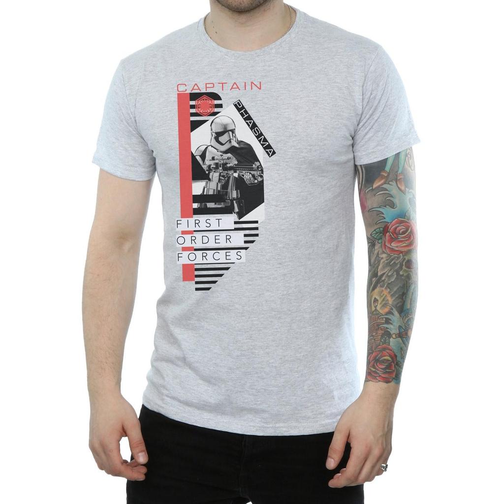 Star Wars Mens The Last Jedi Captain Phasma T-Shirt