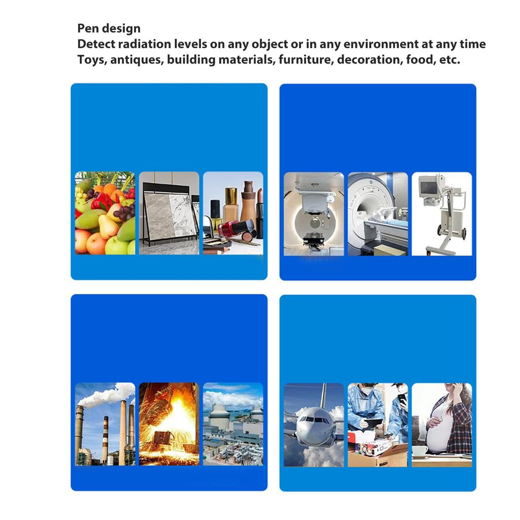 Luocute Radiation Geiger Personal Portable Handheld Digital EMF Detector Meter Detector, Counter, Dosimeter, Beta, Gamma, X-Ray Monitor, Tester,