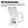 RV Accessories White Caravan Accessories For RV Boat Camper Trailer Gravity Fresh Water Fill Hatch Camper Accessories