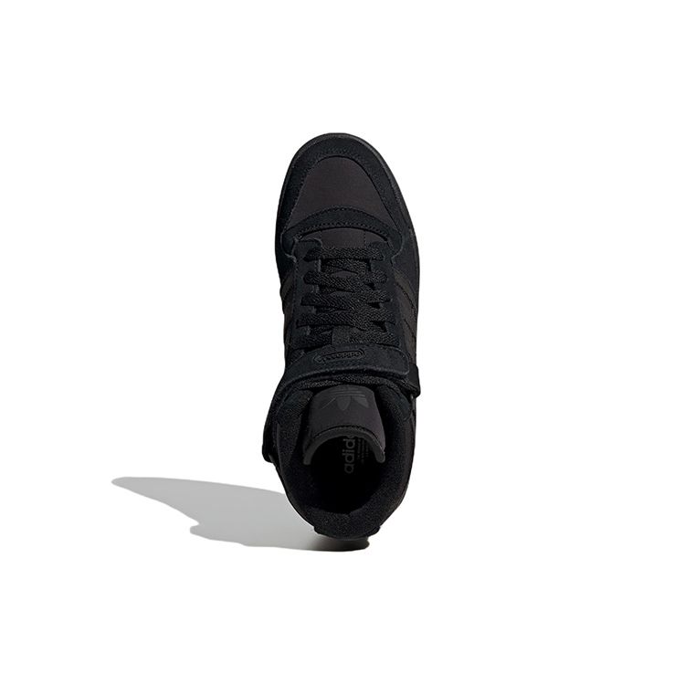 Adidas Оригинальные кроссовки Originals Forum с высоким верхом, удобные, женские кроссовки, черные GY9517