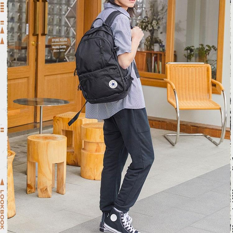 Converse Спортивные штаны с мультяшным принтом Азиатский размер 'Черный' Мужские 10023280-A02