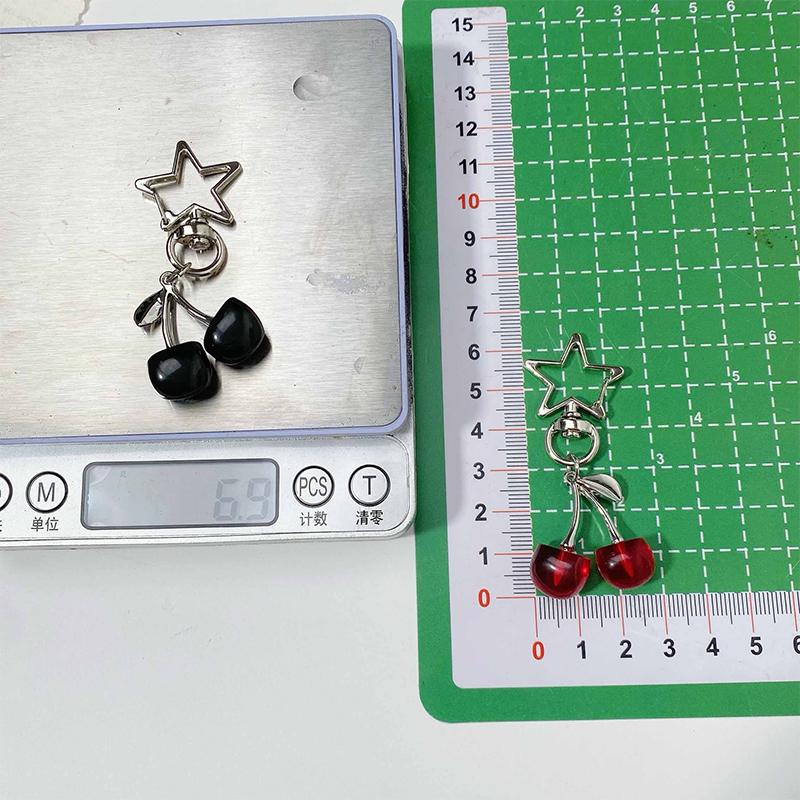 Корейская мода брелок в виде вишни сладкий свежий имитация фруктов брелок для женщин и девочек сумка подвеска сумка наплечные сумки брелок