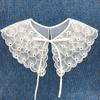 Cotton Lace Hollow Girl Shawl For Women Apparel Sewing Lace Neckline Clothing Decoration Fake Collar