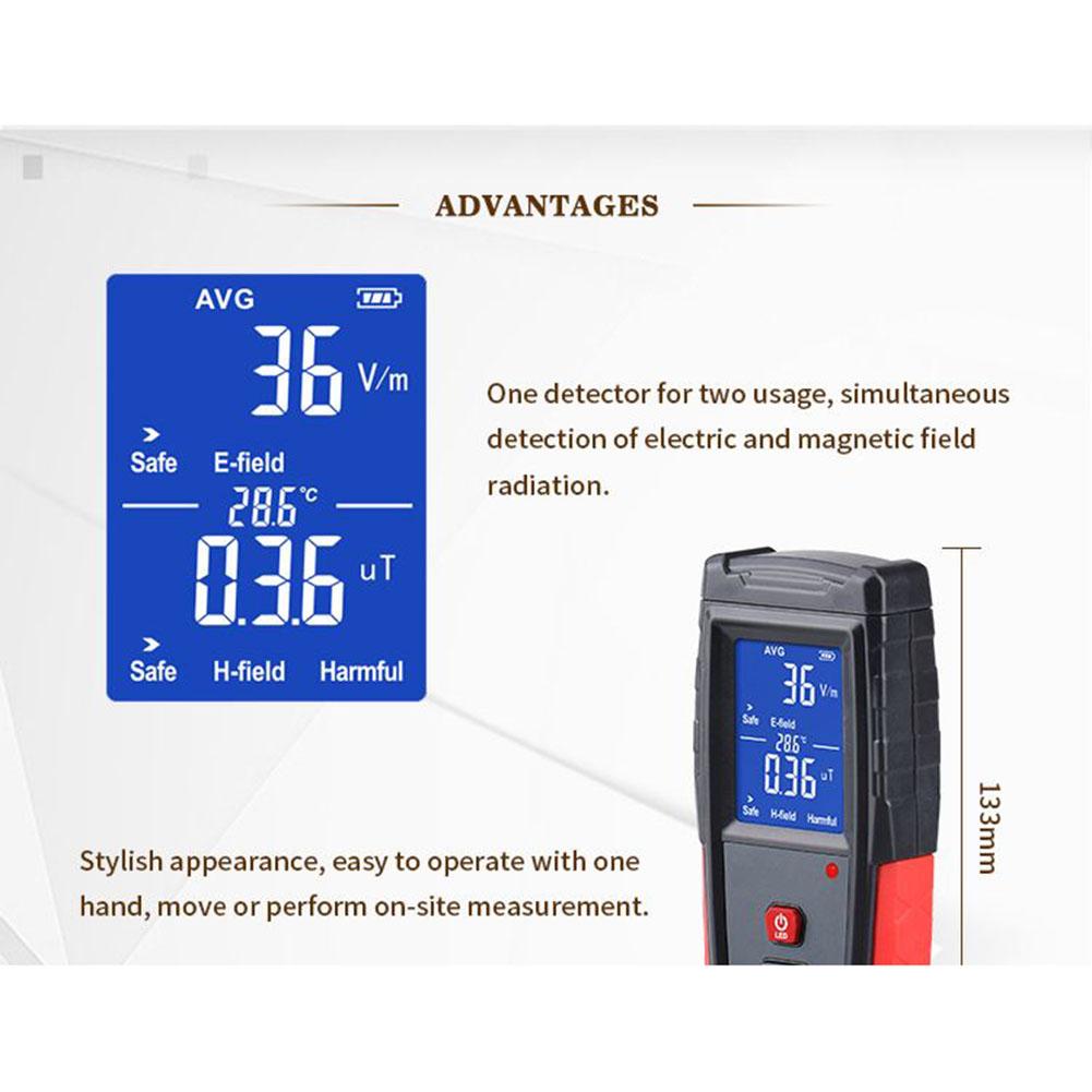 Детектор радиации, электромагнитный перезаряжаемый портативный тестер радиации WT3121