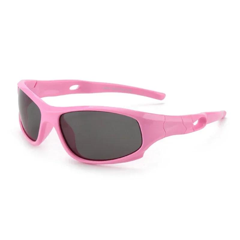 Детские солнцезащитные очки поляризованные небьющиеся бейсбольные очки для занятий спортом на открытом воздухе для мальчиков девочек детей 3-12 лет