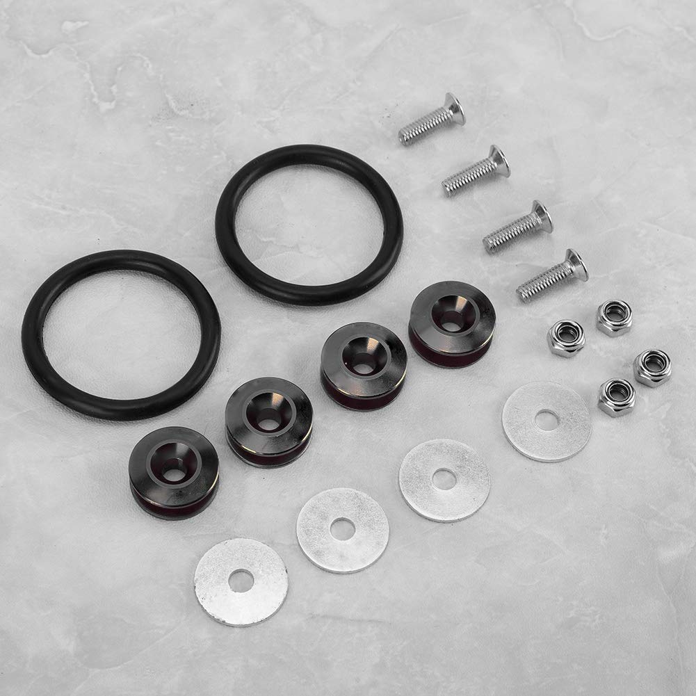 Gorgeri 4 цвета новый тип быстросъемного крепежного кольца комплект, используется для бампера багажника крыла автомобиля крышка (Алюминиевый сплав) Быстросъемный бампер Быстросъемный бампер