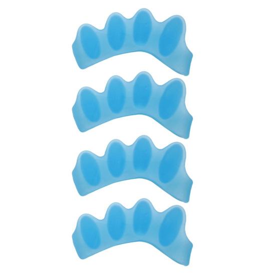 4 шт. Разделитель пальцев ног Разделитель пальцев ног Распорки пальцев ног Силиконовая поддержка пальцев ног