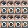 Colored Contact Lenses 2PCS Sapphire Blue Eyeglass Lenses Green Fashion Eyeglass Lenses Pink Lenses Brown Natural Eyeglass Lenses