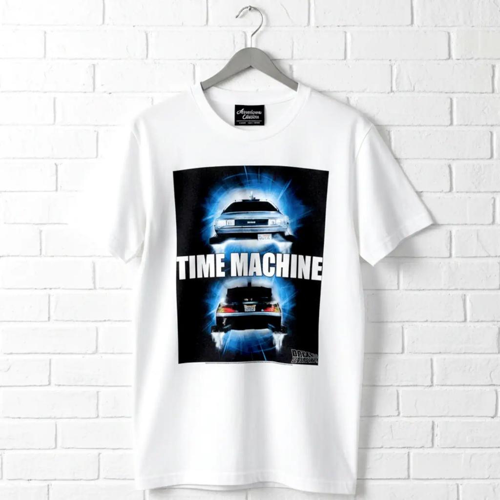 Back to The Future Time Machine Men's T Shirt