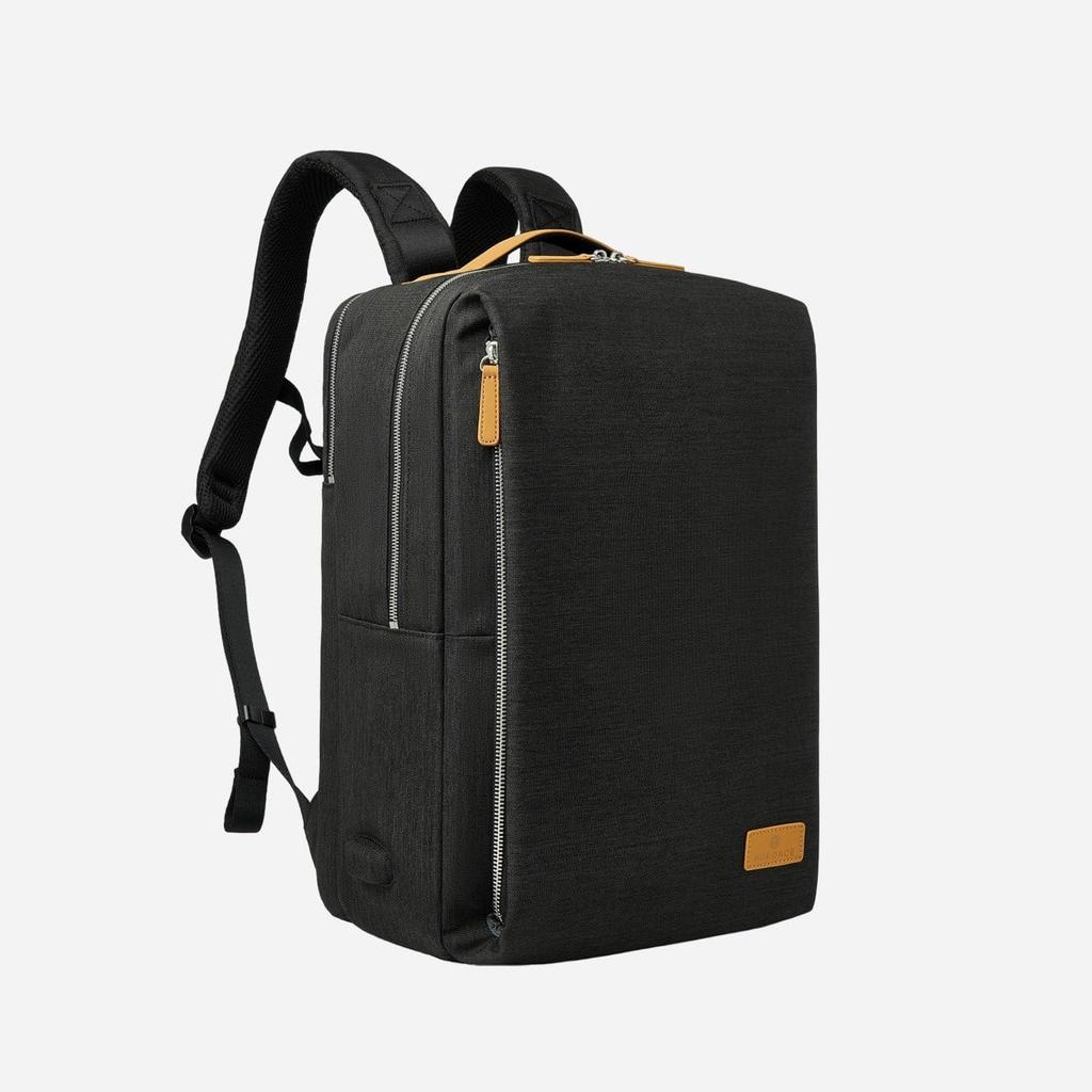 Умный рюкзак Nordace 15 дюймов с USB-зарядкой Черный Коричневый Siena Pro