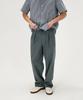 SHIRTER Cotton Drill Wide Chino Pants (Slate Blue)