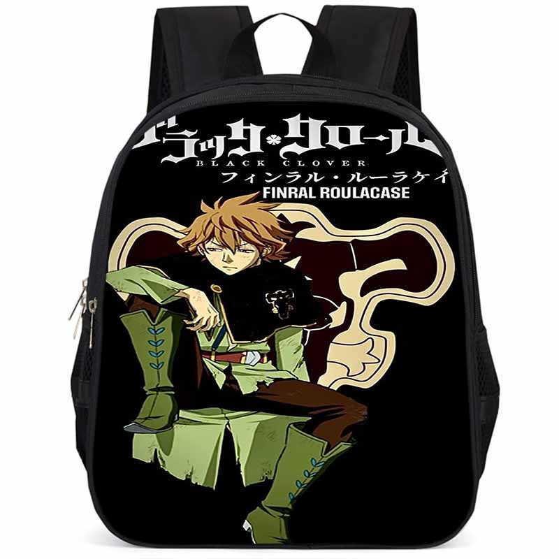 Рюкзак Black Clover из ткани Оксфорд, 15 дюймов, большой вместимости, легкий, для детей