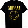 2026Новая унисекс футболка Nirvana Rock Band в стиле HipHop, унисекс и женская, Y2K, повседневная, свободная, для улицы, унисекс одежда