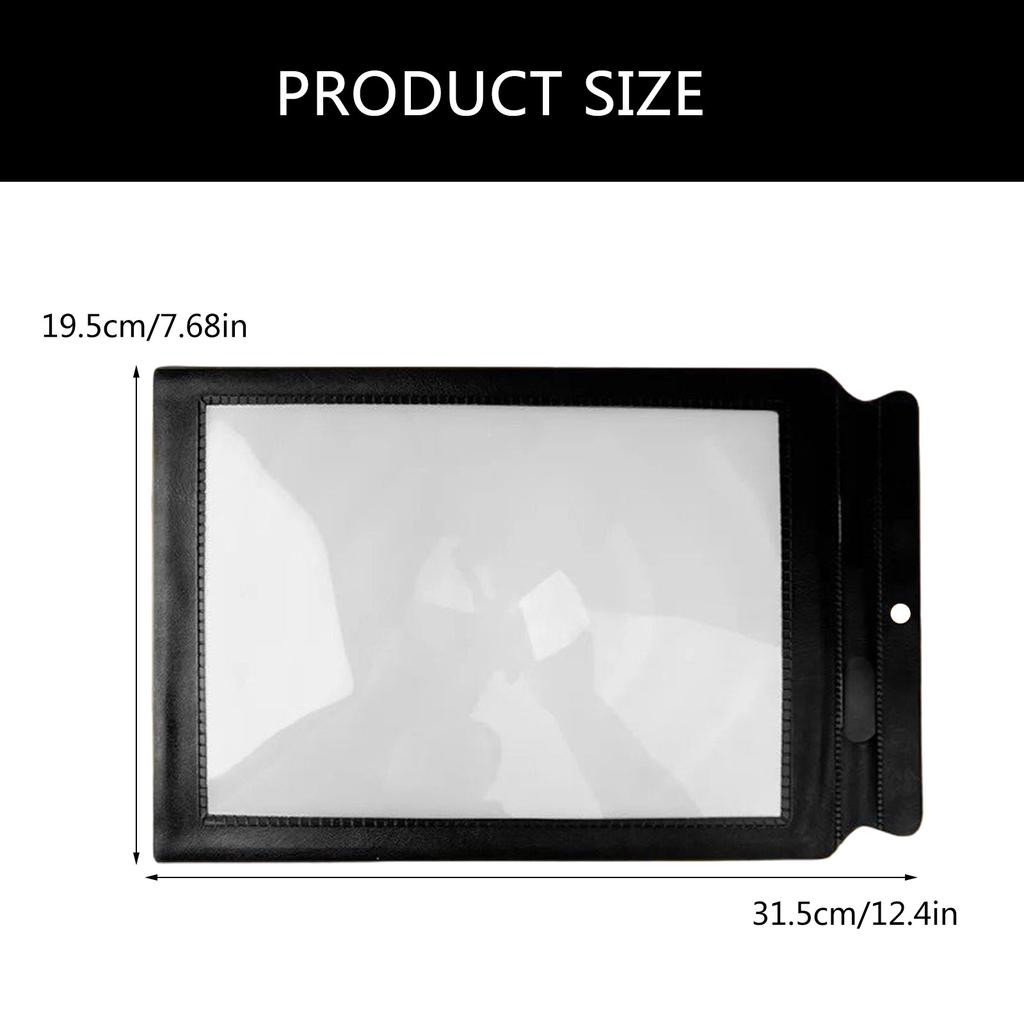 Высокая четкость линзы Френеля увеличительный лист тонкий портативный дизайн линза увеличительный лист для чтения для пожилых людей и мастеров