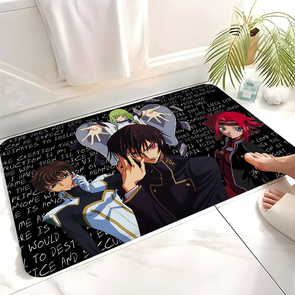Коврик для комнаты Аниме Code Geass Дешевый Противоскользящий Современный Коврик с рисунком для гостиной Балкона Приветственный