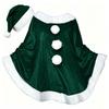 Thick Xmas Cape Polyester Santa Claus Costume Soft Christmas Cloak and Hat  Adult