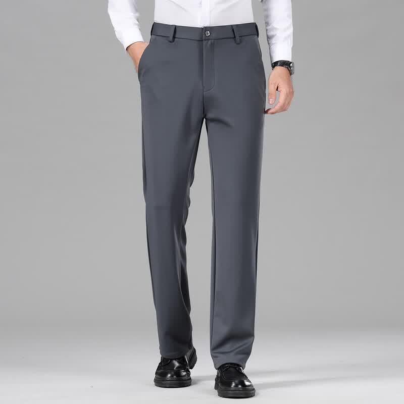 Pierre Cardin Мужские брюки прямого кроя в стиле business casual