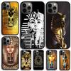 Египет Фараон Тутанхамон Чехол для телефона Для iPhone 17 Air 15 16e 14 13 Pro Max Coque 12 11 Pro Max PLUS чехол