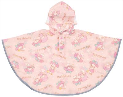 Плащ-пончо Skater Rain для детей, подходящий рост 80-100 см Sanrio My Melody RAPO2-A