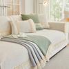 Cream Style Sofa Cushion for All Seasons French Skirt Sofa Cover Simple Anti-ski Neil Seat Cushion Cover Cloth Towel