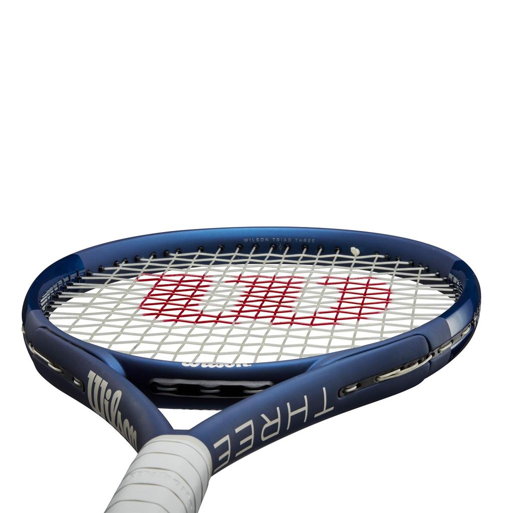 Wilson Triad Three Tennis Racket, Grip Size 1, Blue, WR056511U1