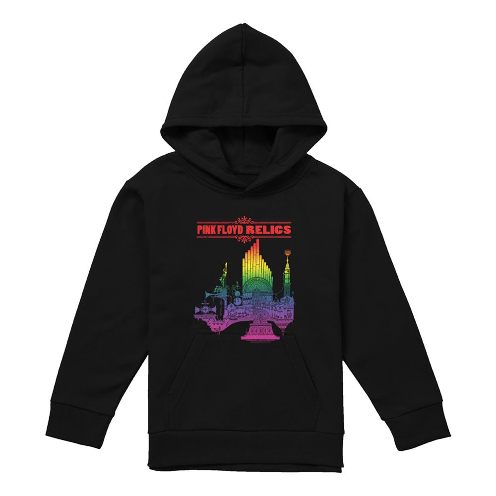 Pink Floyd Childrens/Kids Bright Relics Heather Hoodie