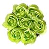 Flowerbox Inspiruj - Black box with soap roses - no. 15 Green