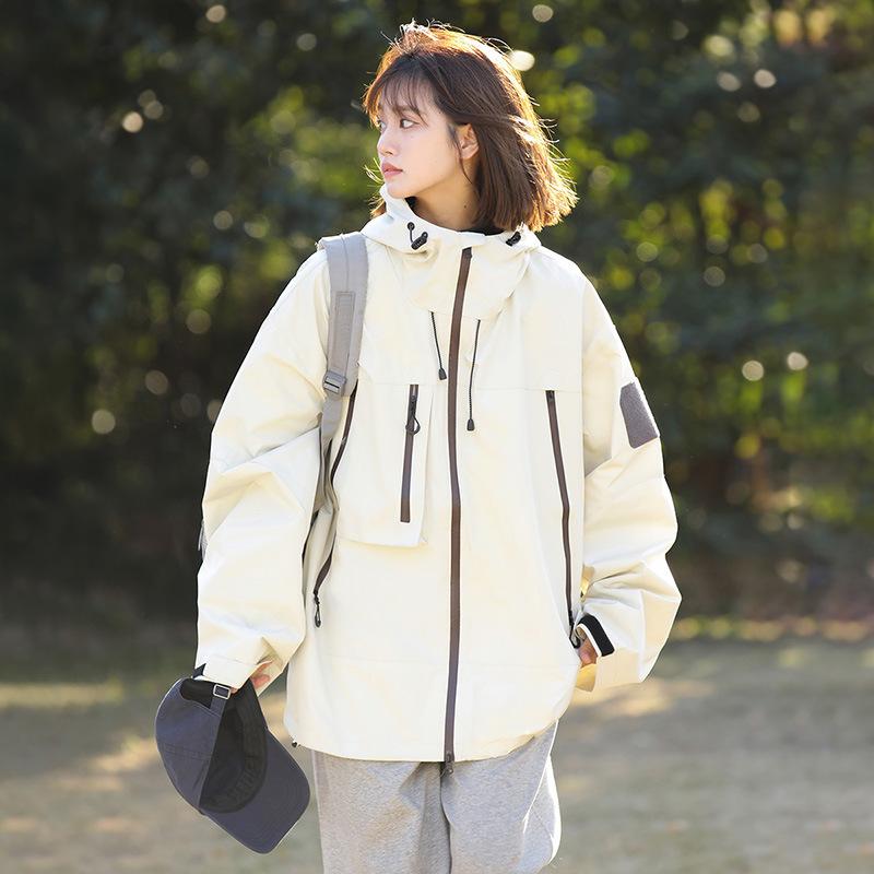 Three-proof Jacket Men's Autumn New Men's and Women's Functional Wind Tooling Outdoor Waterproof Jacket