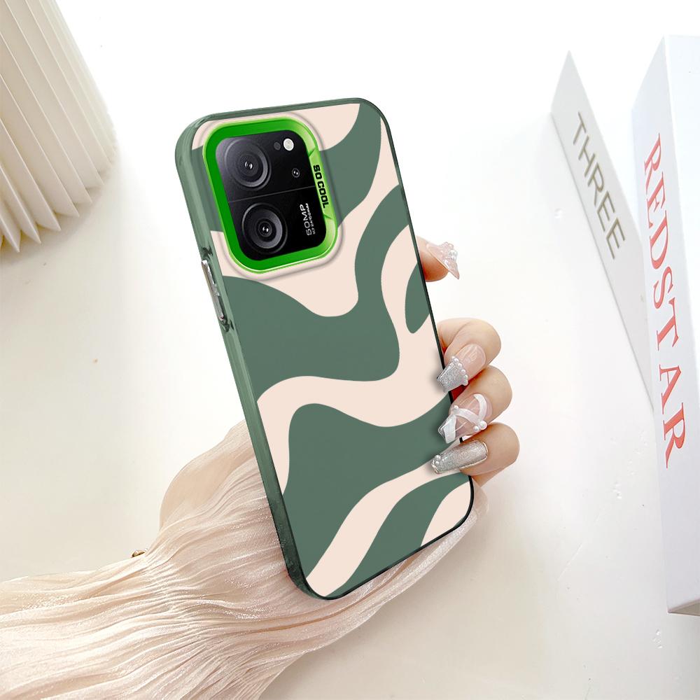 Окрашенный узор, цветной серебристый, двухсторонний, жесткий, противоударный чехол для телефона Xiaomi Redmi Poco