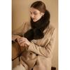 DakS Women S Grey Fox Fur Muffler Dbmu0f741g3