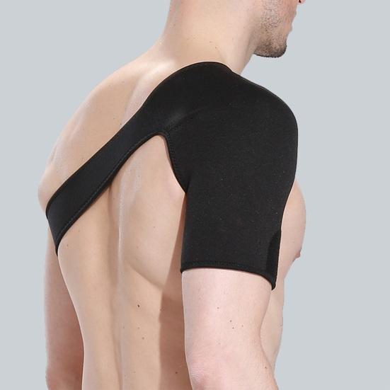 Плечевой бандаж с регулируемой застежкой-лентой Высокоэластичный дышащий облегчение боли Компрессионный поддерживающий рукав для плеч Защитное снаряжение