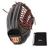 Wilson Перчатка Hardball Glove бейсбольная перчатка Outfielder staff DUAL D8 WBW101079 (Черный/FF/Мужской)