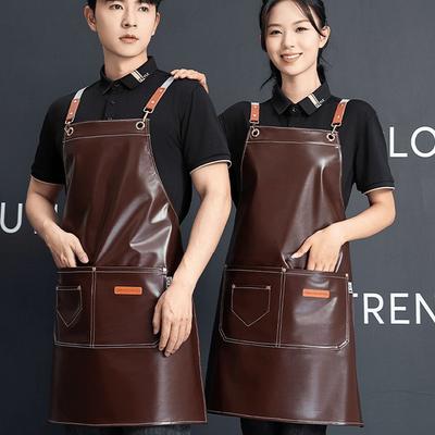 ПУ Фартуки для выпечки и готовки Водонепроницаемая рабочая одежда Высококачественный фартук Домашняя работа