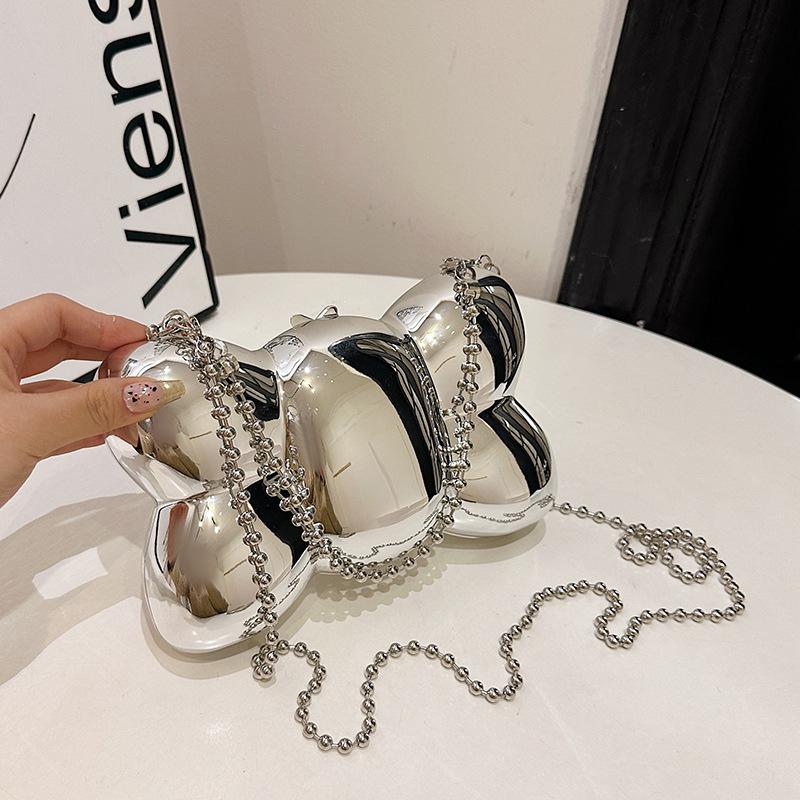 Женская сумка 2025 новая европейская и американская мода акриловая сумка-коробка Xiaoxiangfeng с бисером портативная сумка-мессенджер для ужина