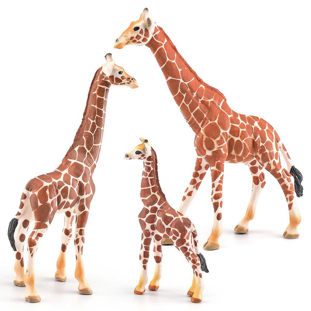 Cross-border Forest Animal Giraffe Model Desktop Decoration - Male & Female Static Ornaments & Toys