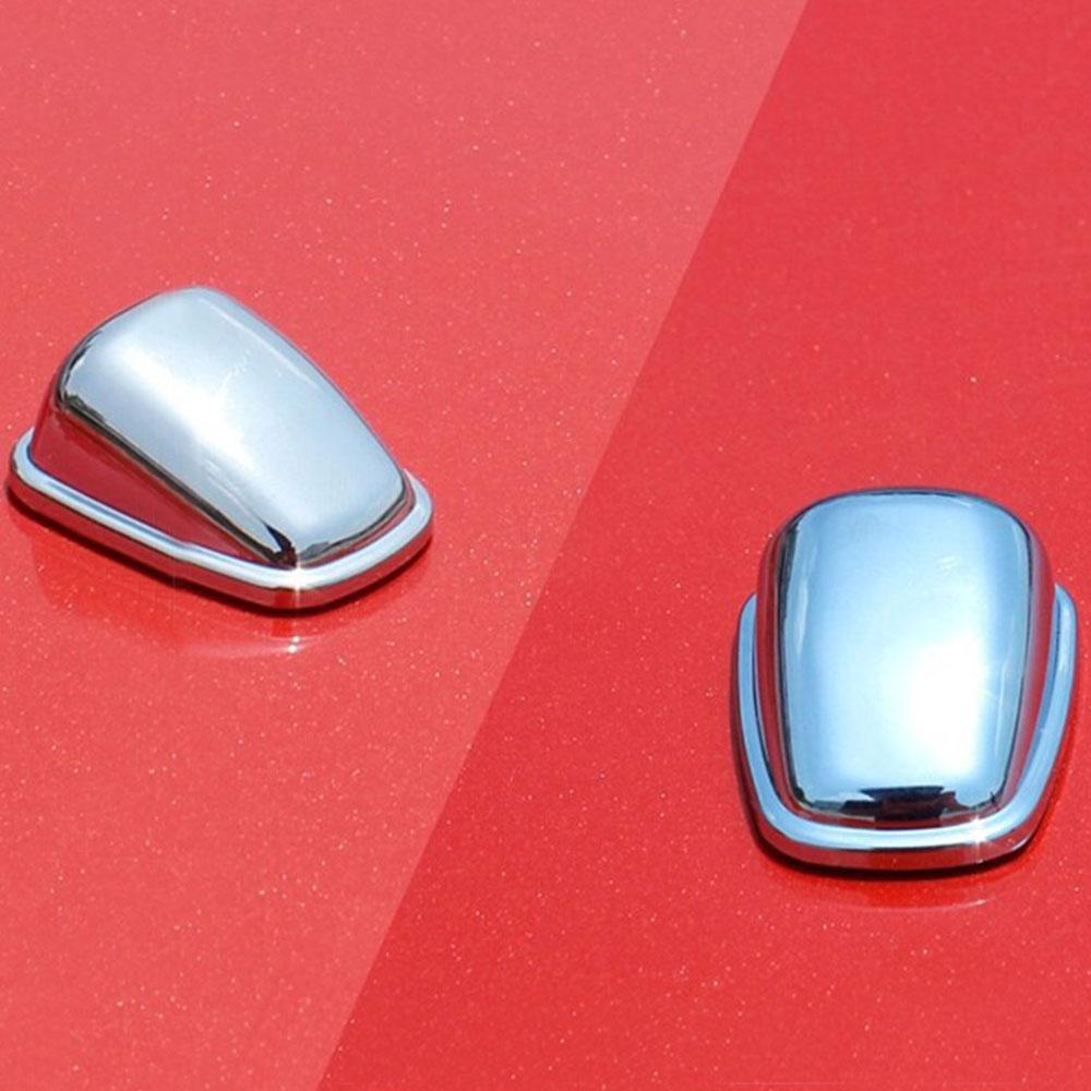 For Ford Ecosport 2012 - 2017 ABS Chrome Sprinkler Head Water Spray Nozzle Wiper Water-jet Cover Trim Accessories