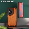 KEYSION Противоударный бронированный чехол для HONOR 400 Pro 5G Мягкий силикон+ПК Прозрачная сотовая задняя крышка для телефона Huawei Honor 400