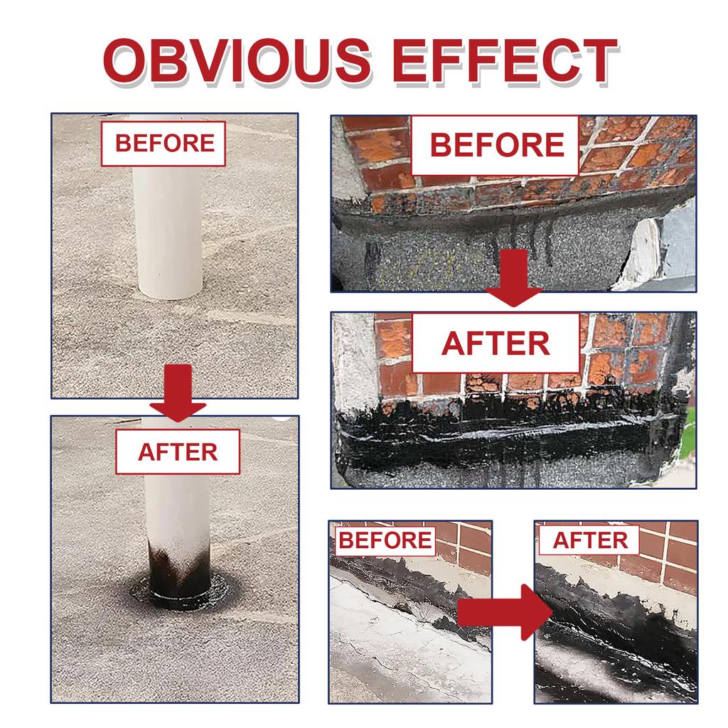 Leak Repair Spray Waterproof Sealant For Bathroom Pipes Walls High Temp Resistant Flexible Crack Filler Quick Fix Anti Leakage