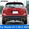 Аксессуары Для Mazda CX-5 CX5 2012-  2024 Выхлопные Системы Из Нержавеющей Стали Наконечник Глушителя Выхлопная Труба Стайлинг Автомобиля