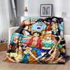 Anime One Piece 3D Printed Art Fleece Blanket for Beds Hiking Picnic Thick Quilt Fashionable Bedspread Fleece Throw Blanket