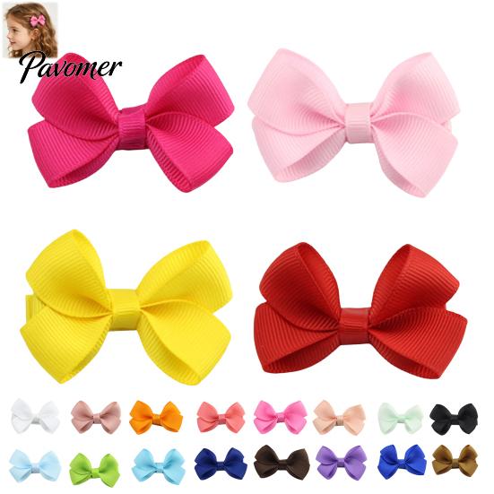 Soft Ribbon Hair Pins for Babies 10Pcs Baby Clips, Bows, Fully Covered Barrette Grosgrain Clip Toddler Bow Clips Girls Infants & Toddlers, No Tugging