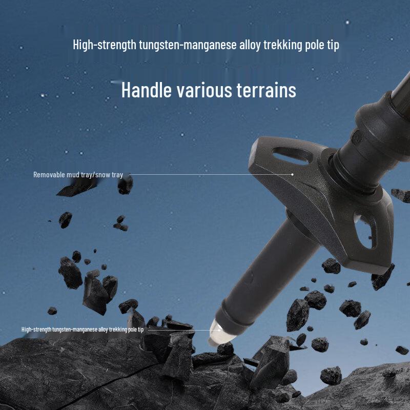 Toread T800 Carbon Fiber Foldable Hiking Poles
