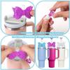 6pcs Sparkling Diamond Bow Straw Topper Reusable Straw Cover Cap for Stanley Cup Straw Decor