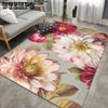 3D Beautiful Peach Blossom Carpet Creative Flower Rugs Kitchen Bathroom Anti-slip Mat Living Room Bedroom Decor Rugs