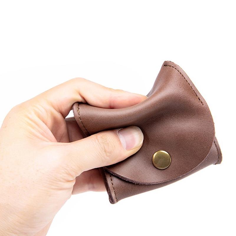 2020 Кожаный кошелек для монет Коровья кожа Мини-кошелек Карман для хранения Сумка