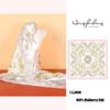 88*88cm 16MM 100% Mulberry Silk Scarf Luxury Printed Square Shawl Elegant Lightweight Soft Fashion Accessory Premium Gift for Women Chic