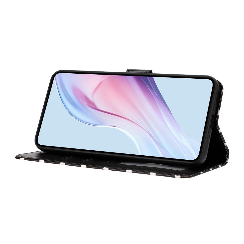 Для Xiaomi Poco M8 5G/Redmi Note 15 5G (Глобальный)/15 4G (Глобальный) Кожаный чехол-книжка с узором в горошек, кошелек, подставка, чехол для телефона