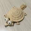 Новые Мультяшные Вязаные Крючком Белки Подставки под Чашки Плетеная Забавная Вязаная Крючком Подставка под Кружку Теплостойкая Вязаная Подставка под Чашку