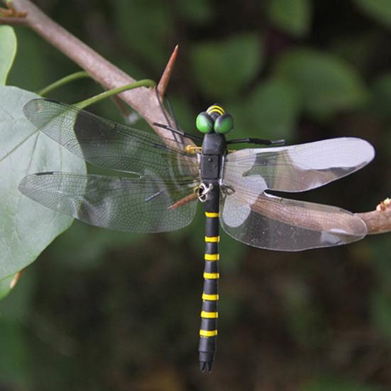3D Искусственная Стрекоза Средство от Насекомых Уличный Декор Подвесное Украшение Имитация Стрекозы Отпугиватель Мух Спутник для Сада Кемпинга Двора