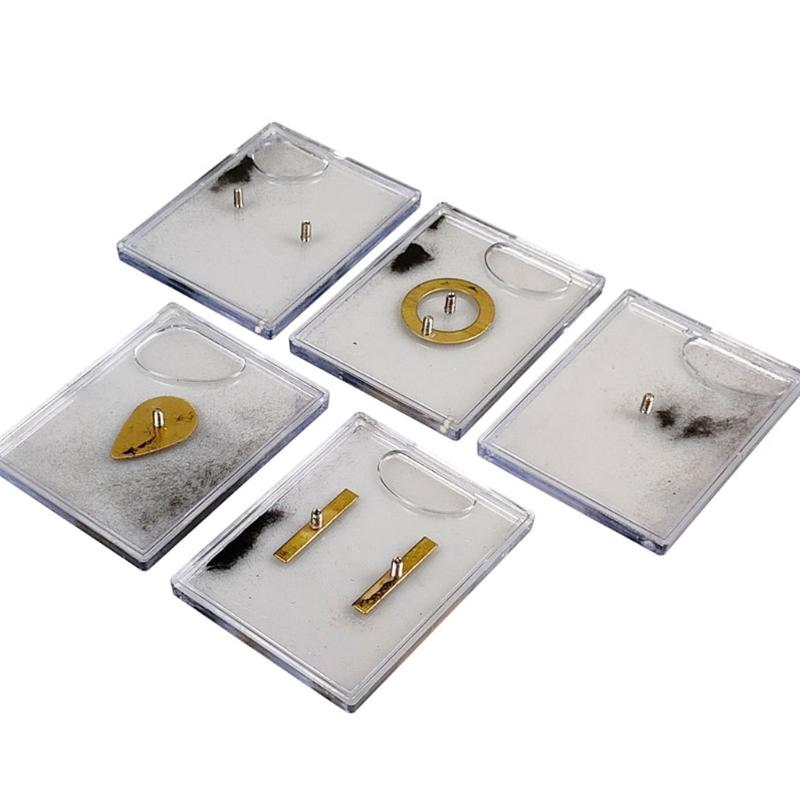 Comprehensive Electric Field Lines Demonstration Set With 5 Glass Boards For Physics Classroom Experiments And Education
